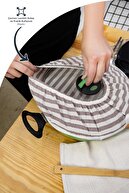 سرویس و پیش بند آشپزخانه 6 تکه، دستکش فر، جا 2 تکه، جا کیف سازمانی، Demlematik-thumb