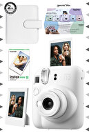Fujifilm Instax mini 12 Yeşil Fotoğraf Makinesi-10'lu Film-Çerçeve