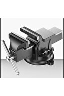 مدل آلمانی Pro Steel Arm 100 mm 4 "360" Doner Floor Tattoo Steel Bench Table Vise ...-thumb