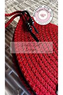 glitter bright red