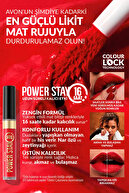 رژ لب مات مایع پاور استی - بسته 2 تایی کافه Can't Quit + هدیه آینه جیبی Lovider-thumb