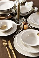 ست شام استخوانی 18 تکه ورونا برای 6 نفر - کرم-thumb