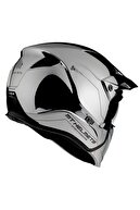 MT Helmets Mt Kask Streetfighter Sv Chromed Gümüş