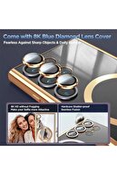 قاب محافظ Galaxy S24 Ultra با ویژگی شارژ Magsafe، محافظ لنز دوربین، پشت شفاف، لبه رنگی-thumb