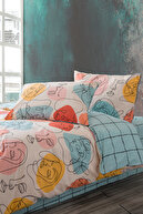 ست روتختی دو نفره با ملحفه کشدار مدرن نعنا-thumb