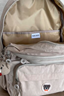 کوله پشتی کرم کثیف کیف مدرسه لپ تاپ 14 اینچی کیف مسافرتی Duomino 18 لیتری 40x30x15cm-thumb