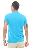 Cazador Erkek Aqua Mavi Polo Yaka T-shirt 4613