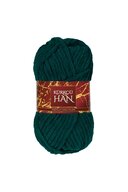Kürkçü Han Lüks Kadife 100gr 60m El Örgü İpi Petrol Yeşili