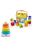 Fisher Price Renkli Halkalar® & “renkli Bloklar® Eğitici Ve Eğlenceli Oyuncak Seti