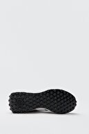 Massimo Dutti Erkek Parçalı Gri Deri Spor Ayakkabı 12111850
