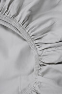 روتختی کودک 100% پنبه ساتن الاستیک - خاکستری - 70x140 سانتی متر-thumb