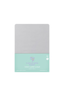 روتختی کودک 100% پنبه ساتن الاستیک - خاکستری - 70x140 سانتی متر-thumb