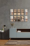 Tile Pattern Glass - Bronze Mirror