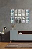 Modern Tile Pattern Glass - Flat Mirror