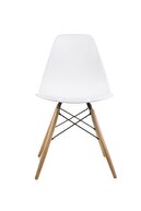 Dorcia Home Beyaz Eames Sandalye - 4 Adet - Cafe Balkon Mutfak Sandalyesi