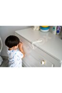ketbox Çocuk Bebek Çekmece Dolap Beyaz Eşya Güvenlik Emniyet Kilidi Çok Amaçlı Kilit 10 Adet
