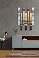 Modern Tile Pattern Glass - Bronze Mirror