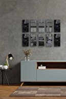 Granite Patterned Glass - Smoked Mirror