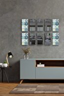 Modern Tile Pattern Glass - Smoked Mirror