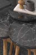 میز قهوه تودرتوی رومی Bendir Marble-thumb