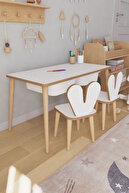 میز فعالیت بازی کودکان با 2 عدد صندلی و کشو میز کودکان-thumb