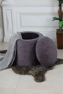 PLUSH FABRIC ANTHRACITE COLOR