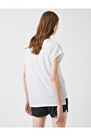 Koton Kadın Kırık Beyaz T-Shirt