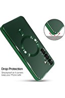 Samsung Galaxy S20 FE شارژر بی‌سیم مغناطیسی سازگار با لبه شفاف رنگی فلزی-thumb