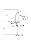 میکسر حوضه Artema Serenity A42912، کروم