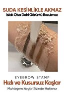 پودر ابرو تمبر و کیت زرق و برق دار - قهوه (پودر ابرو ، شکل ابرو)-thumb