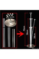 استند بادکنکی 7 تکه پای شفاف سازمان جشن تولد-thumb