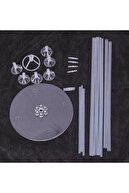 استند بادکنکی 7 تکه پای شفاف سازمان جشن تولد-thumb