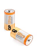 GP Batteries Lr20 Ultra Büyük Boy Alkalin (2Lİ) Kalın Pil