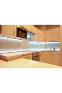 روبان LED 3 متر پلاگین سفید شامل آداپتور | پیشخوان ، کابینت ، روشنایی آشپزخانه-thumb