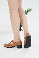 کفش چرمی پاشنه دار ارتوپدی میرا-thumb