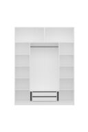 کمد لباس زنجیره ای 4 دری کاله سفید-thumb