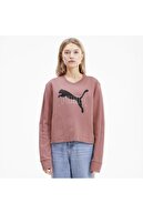 Puma NU-TILITY CREW Pembe Kadın Sweatshirt 101119444
