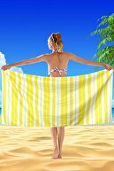 Soulmate Kaş Mikrofiber Ultra Emici, Hafif, Ince Ve Büyük Boy Plaj, Spor Ve Seyahat Havlusu – 140×70 Cm