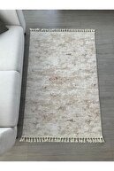 فرش سراز طرح برجسته پف دار قابل شستشو بدون لغزش پایه نشیمن فرش آشپزخانه راهرو فرش S53-thumb