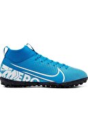 Nike Jr Superfly 7 Academy Tf Çocuk Mavi Halı Saha Futbol Ayakkabısı At8143-414