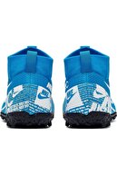 Nike Jr Superfly 7 Academy Tf Çocuk Mavi Halı Saha Futbol Ayakkabısı At8143-414