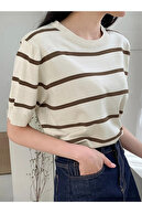 تی شرت یونیسکس سبز یقه گرد پنبه ای اورسایز برای دوست پسر