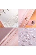 جعبه جواهر مستطیلی 3 محفظه جواهرات سازمان دهنده حلقه گوشواره گردنبند سازماندهی مسافرتی-thumb