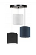 dark blue black white