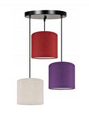 red purple cream