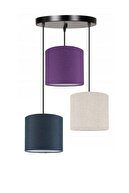 purple navy blue cream