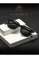 عینک آفتابی یونیسکس مشکی Bone Square 2028-thumb