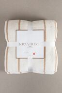 کرم قهوه تک پتو دوقلو پتو دوقلو 150 x 200 5024a-thumb