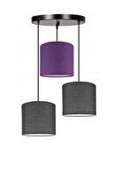 black purple black