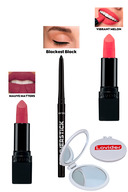رژ لب مات Mauve Matters + خط چشم مشکی + رژ لب مات ملون پر جنب و جوش + آینه جیبی Lovider-thumb